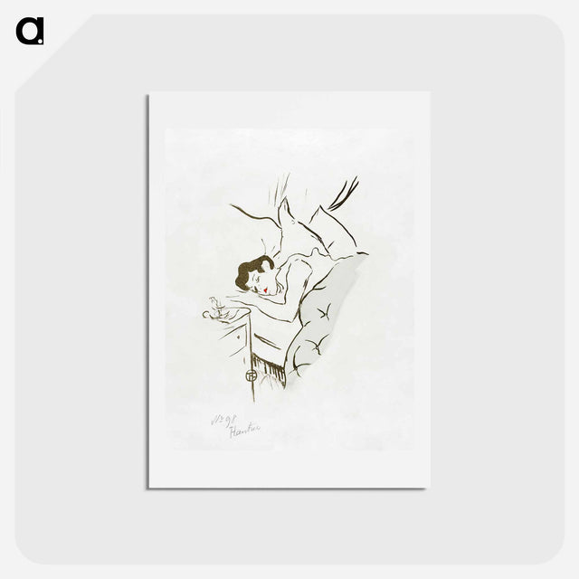 アートポストカード-Your Mouth - アンリ ド トゥールーズ ロートレック Postcard.