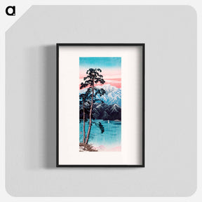 アートポスター-Lingering Snow on Mt. Shirane, Nikkō - 高橋 宏明 Poster.