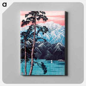 アートパネル-Lingering Snow on Mt. Shirane, Nikkō - 高橋 宏明 Canvas.