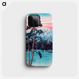 Lingering Snow on Mt. Shirane, Nikkō - 高橋 弘明 Phone Case.