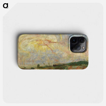 Adam and Eve Expelled from Paradise - ジェームズ アンソール Phone Case.