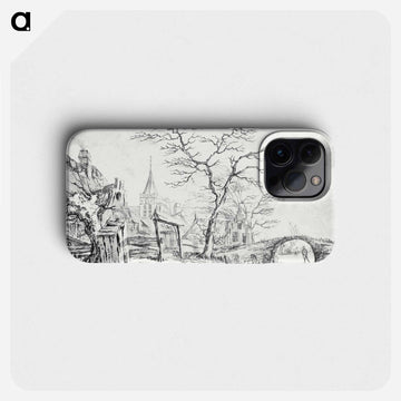 Winter Landscape with Skater
 - ヤン ファン ケッセル Phone Case.