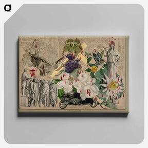 アートパネル-Victorian Blood Book
 - ジョン ビングリー ガーランド Canvas.