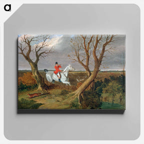 アートパネル-The Suffolk Hunt: Gone Away
 - ジョン フレデリック ヘリング Canvas.