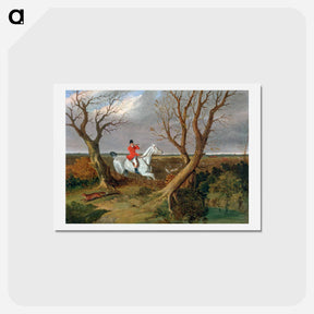 アートポストカード-The Suffolk Hunt: Gone Away
 - ジョン フレデリック ヘリング Postcard.