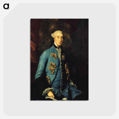アートポストカード-Francis Hastings, Earl of Huntingdon - ジョシュア レノルズ Postcard.