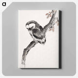 Japanese owl, Album of Sketches - Katsushika Hokusai Canvas.