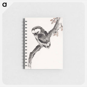 アートメモ帳-Japanese owl, Album of Sketches - 葛飾 北斎 Memo.