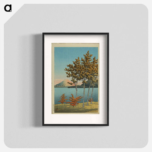 Kawase Hasui - Lake Toya, Hokkaido, 1933 - 川瀬 巴水 Poster.