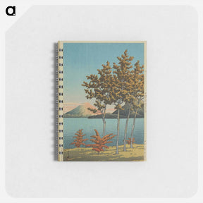 アートメモ帳-Kawase Hasui - Lake Toya, Hokkaido, 1933 - 川瀬 巴水 Memo.