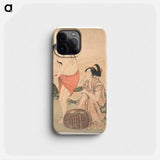 Abalone Divers - 喜多川 歌麿 Phone Case.