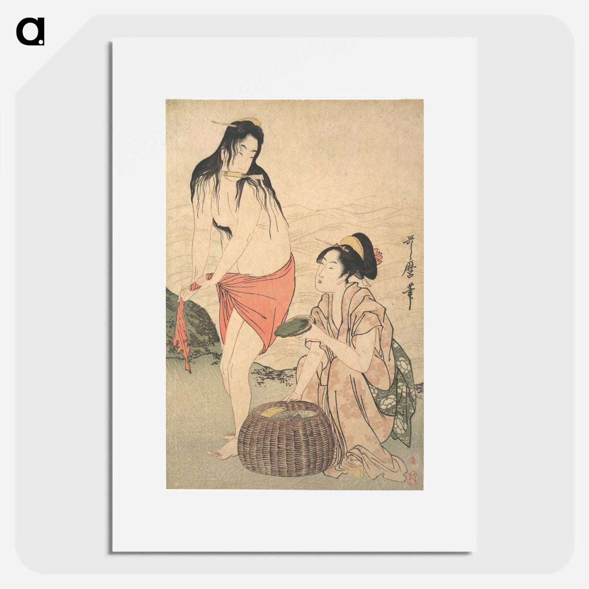 Abalone Divers - 喜多川 歌麿 Poster.