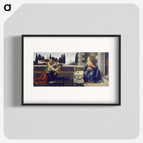 The Annunciation - レオナルド ダ ヴィンチ Poster.