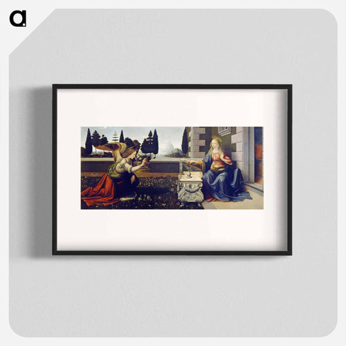 The Annunciation - レオナルド ダ ヴィンチ Poster.