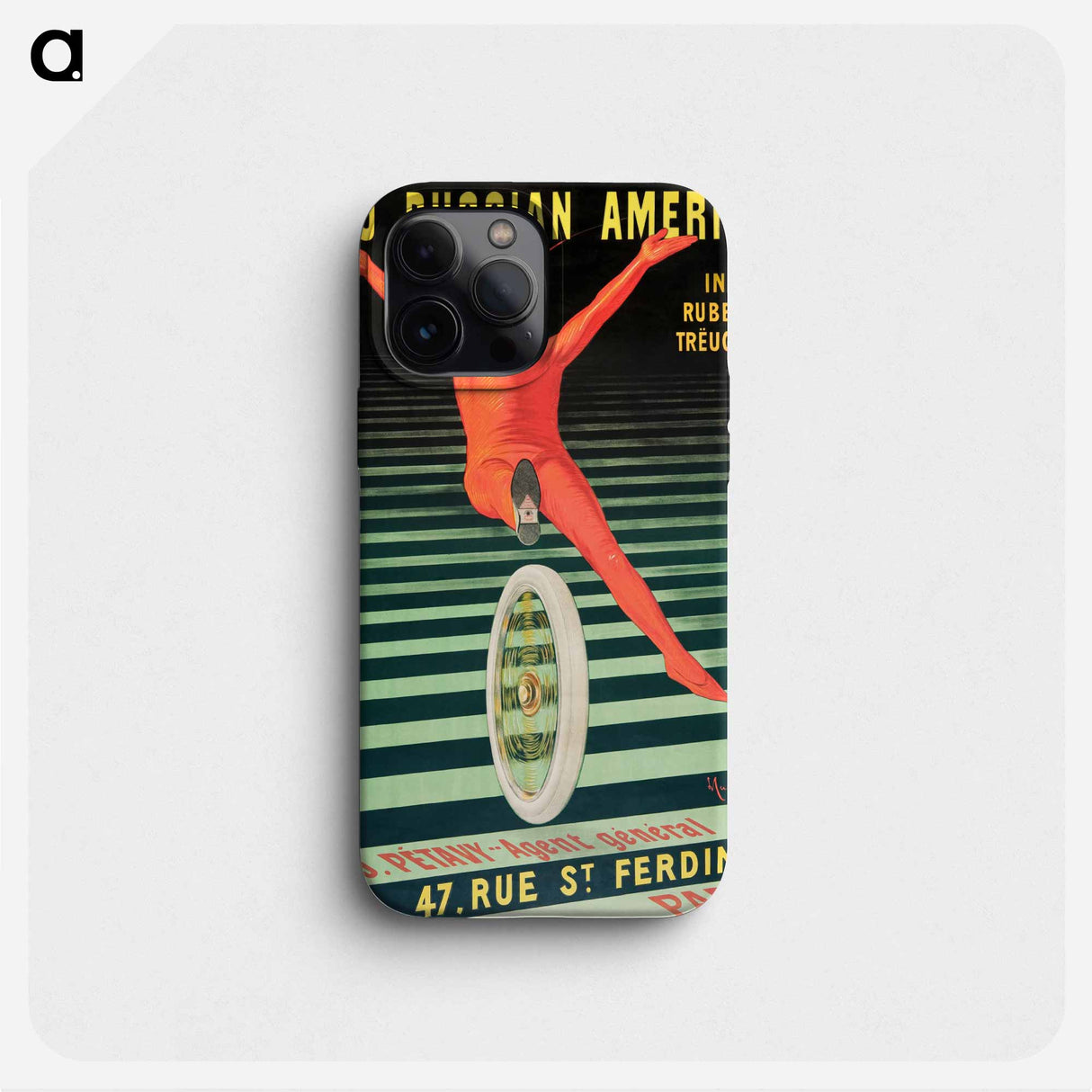 Russian American Tire - Leonetto Cappiello Phone Case.