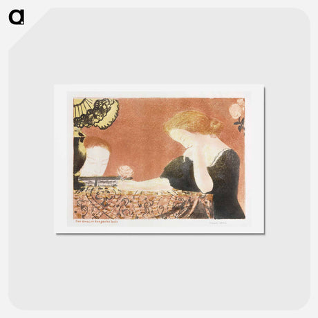 アートポストカード-Our Souls, in Languorous Gestures - モーリス ドニ Postcard.