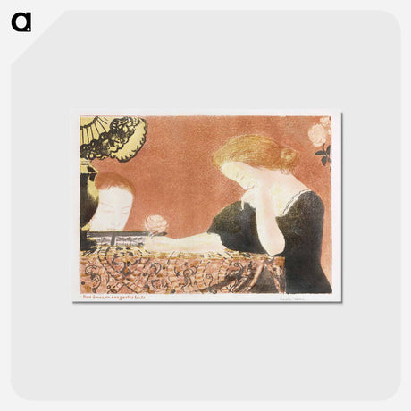アートポストカード-Our Souls, in Languorous Gestures - モーリス ドニ Postcard.