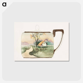 アートポストカード-Teacup Design
 - ノリタケ工場 Postcard.