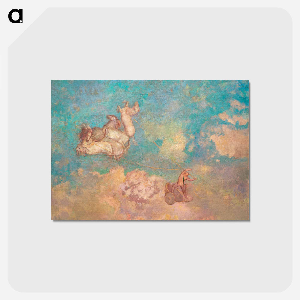 アートポストカード-The Chariot of Apollo - オディロン ルドン Postcard.