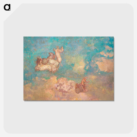 アートポストカード-The Chariot of Apollo - オディロン ルドン Postcard.