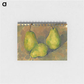 アートメモ帳-Three Pears - ポール セザンヌ Memo.