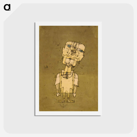 アートポストカード-Gespenst eines Genies (Ghost of a Genius)
 - パウル クレー Postcard.