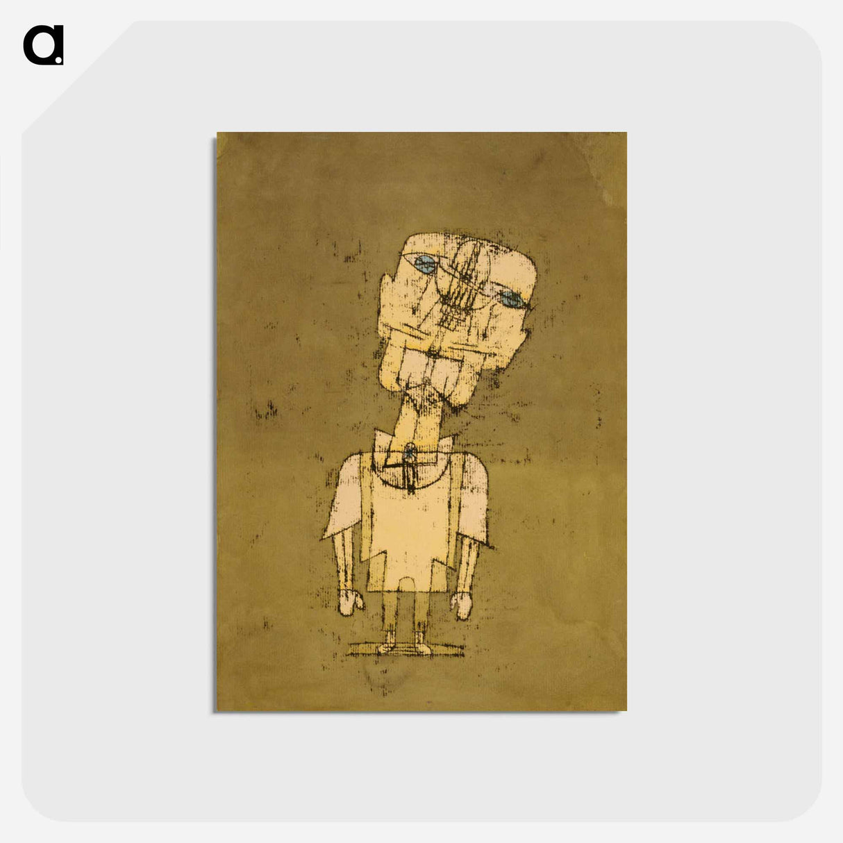 アートポストカード-Gespenst eines Genies (Ghost of a Genius)
 - パウル クレー Postcard.