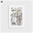 アートポストカード-Design for Urne Buriall–Ghosts - ポール ナッシュ Postcard.