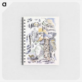 アートメモ帳-Design for Urne Buriall–Ghosts - ポール ナッシュ Memo.