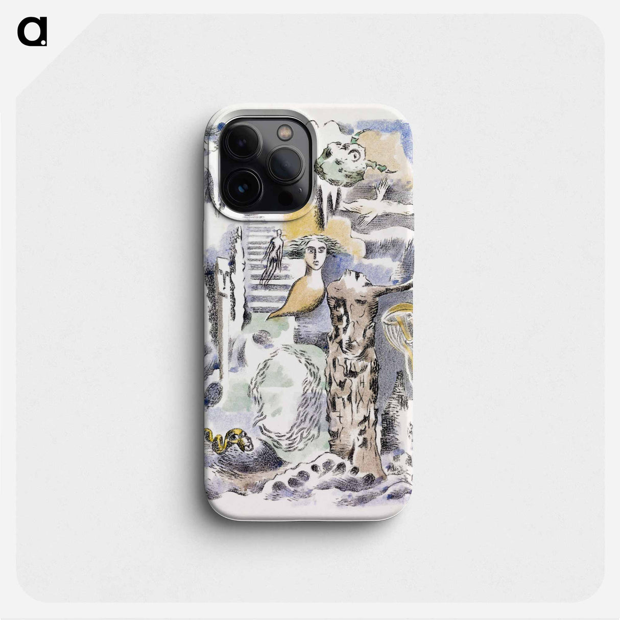 Design for Urne Buriall–Ghosts - ポール ナッシュ Phone Case.