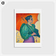 アートポストカード-Femme à l'ombrelle - ポール シニャック Postcard.