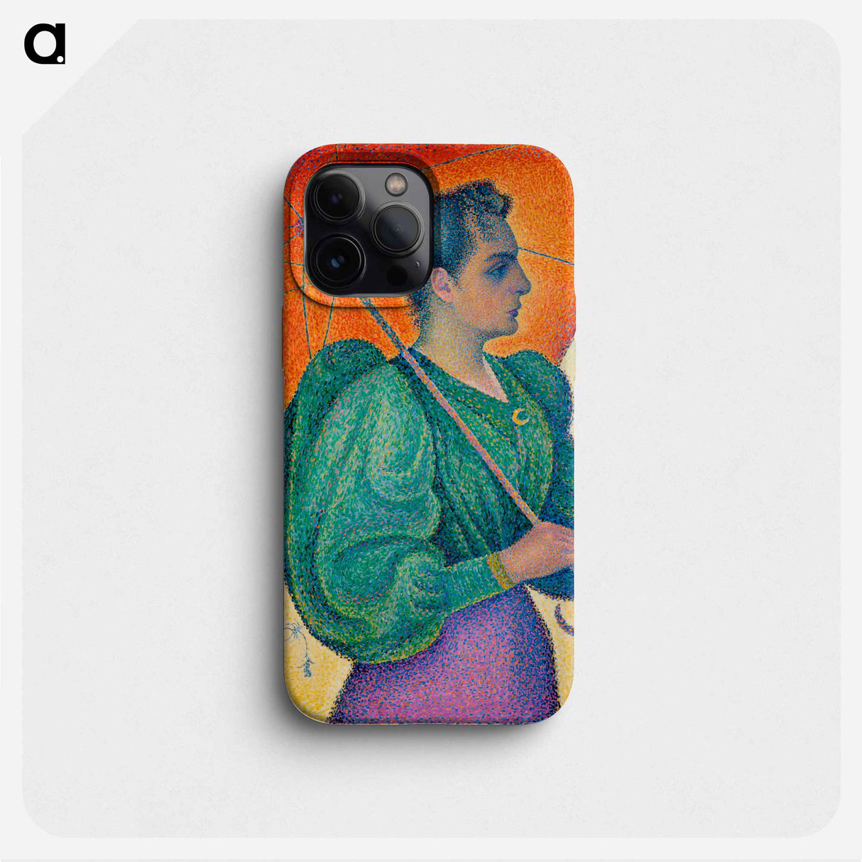 Femme à l'ombrelle - ポール シニャック Phone Case.