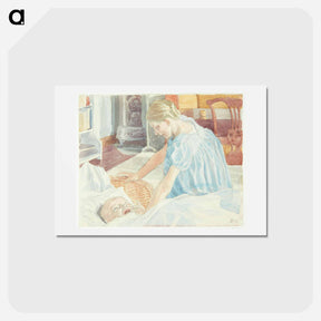 アートポストカード-Sister is crying
 - ピーター ハンセン Postcard.