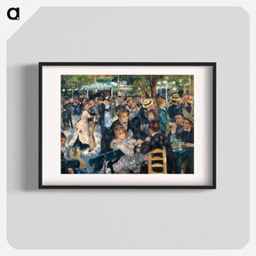 アートポスター-Le Moulin de la Galette - ピエール オーギュスト ルノワール Poster.