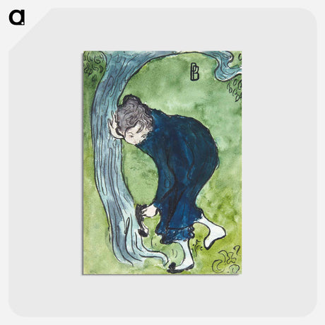 アートポストカード-The False Step
 - ピエール ボナール Postcard.