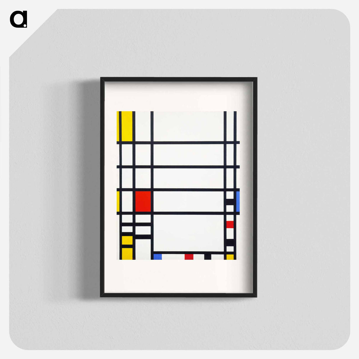 Piet Mondrian's Trafalgar Square - Piet Mondrian Poster.