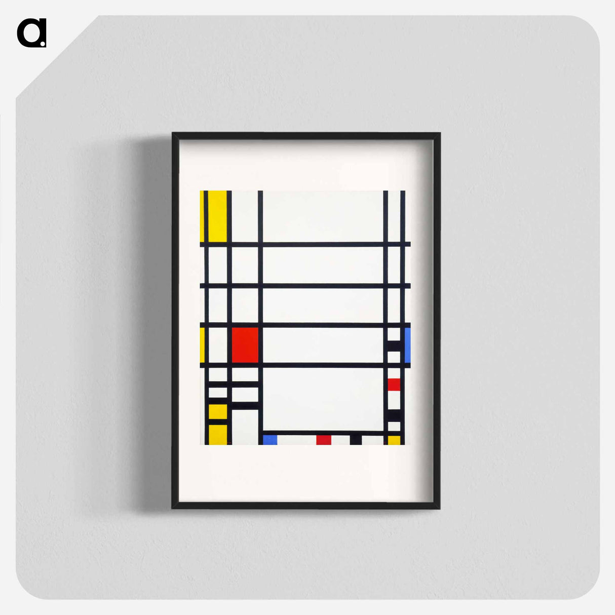 Piet Mondrian's Trafalgar Square - ピエト モンドリアン Poster.