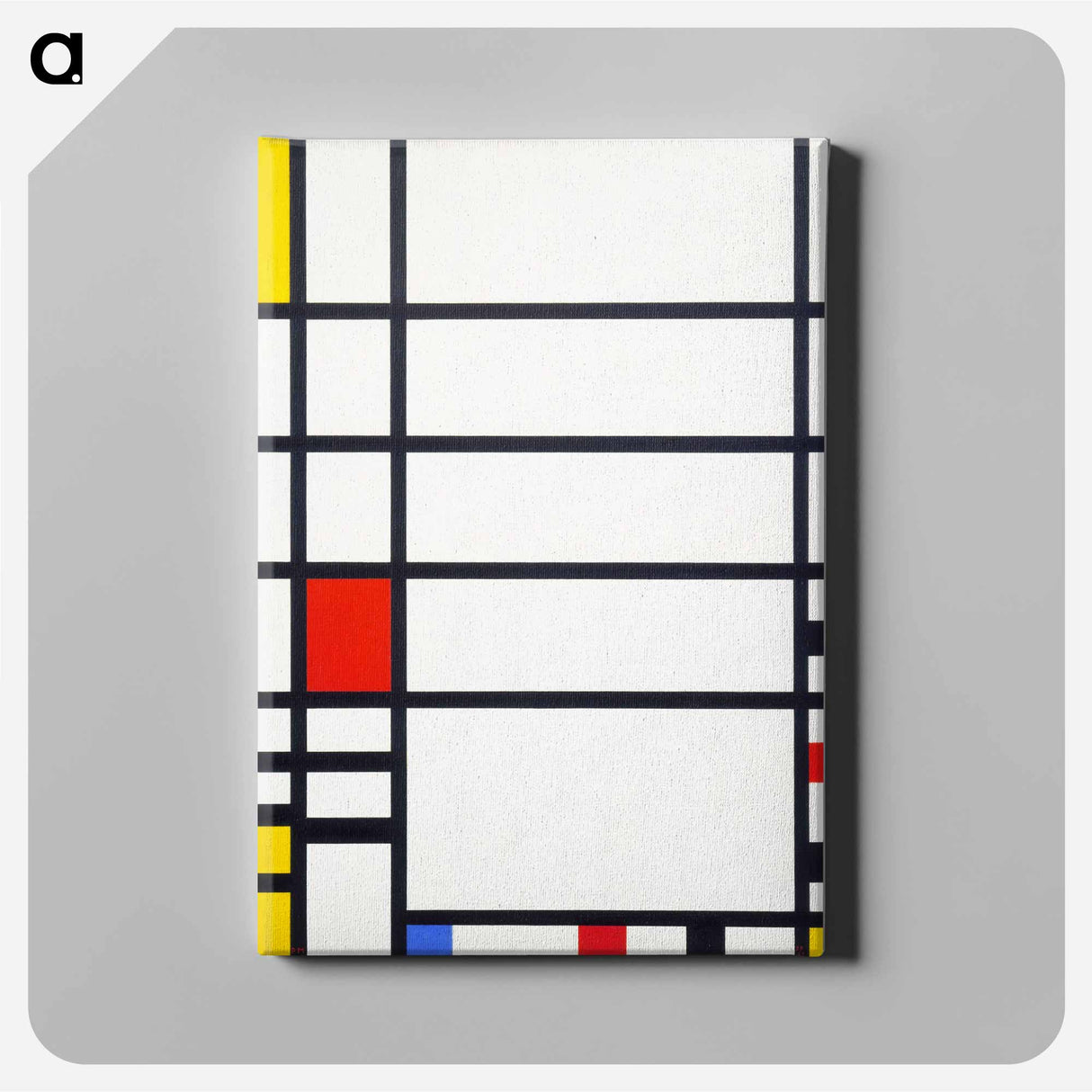 Piet Mondrian's Trafalgar Square - ピエト モンドリアン Canvas.