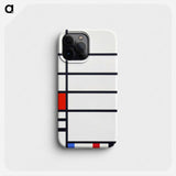 Piet Mondrian's Trafalgar Square - ピエト モンドリアン Phone Case.