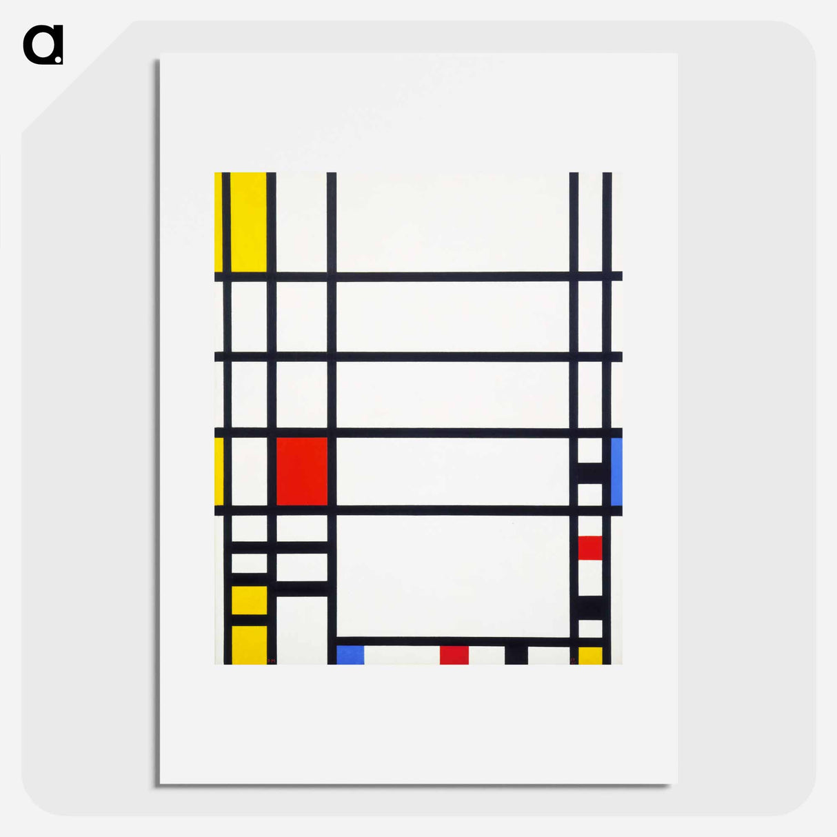 Piet Mondrian's Trafalgar Square - Piet Mondrian Poster.