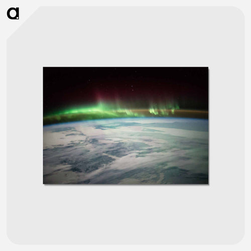Aurora Borealis over Canada
 - Earth Postcard.