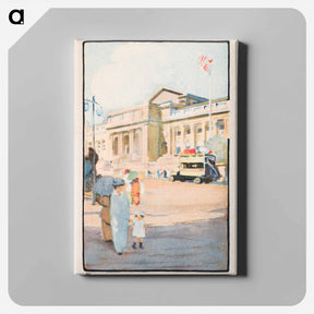 アートパネル-New York Public Library
 - レイチェル ロビンソン エルマー Canvas.