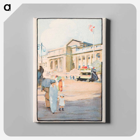 アートパネル-New York Public Library
 - レイチェル ロビンソン エルマー Canvas.