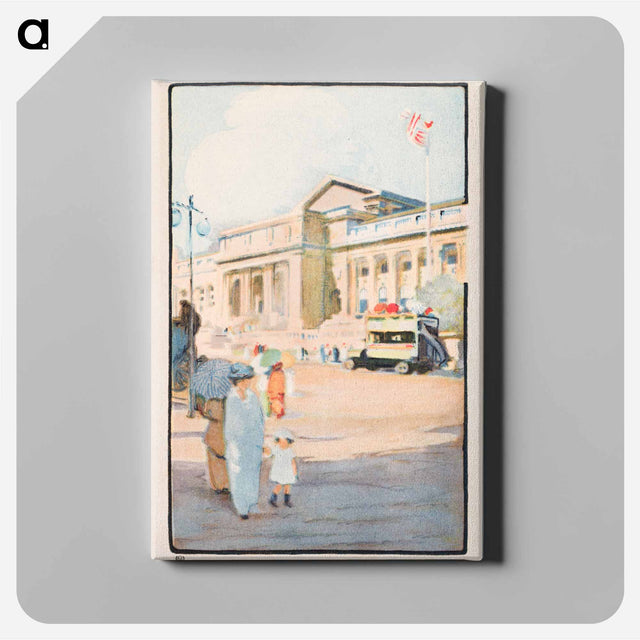 アートパネル-New York Public Library
 - レイチェル ロビンソン エルマー Canvas.