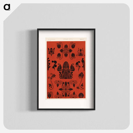 アートポスター-Nineteenth-Century Ornamental Pattern
 - 装飾の文法 Poster.