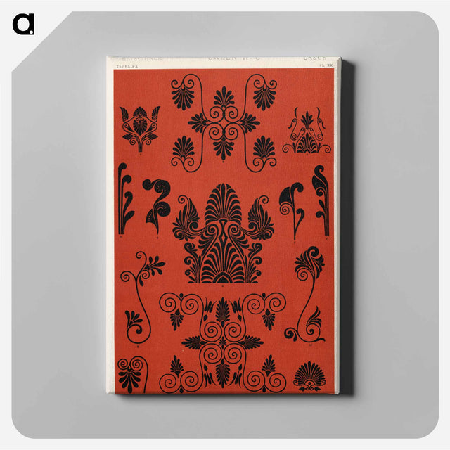 アートパネル-Nineteenth-Century Ornamental Pattern
 - 装飾の文法 Canvas.