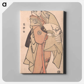 アートパネル-Kabuki Actor Segawa Kikunojō III as the Shirabyōshi Hisakata Disguised as Yamato Manzai - 東洲斎 写楽 Canvas.