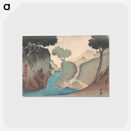 アートポストカード-Landscape in the Mist
 - 歌川 国貞 Postcard.
