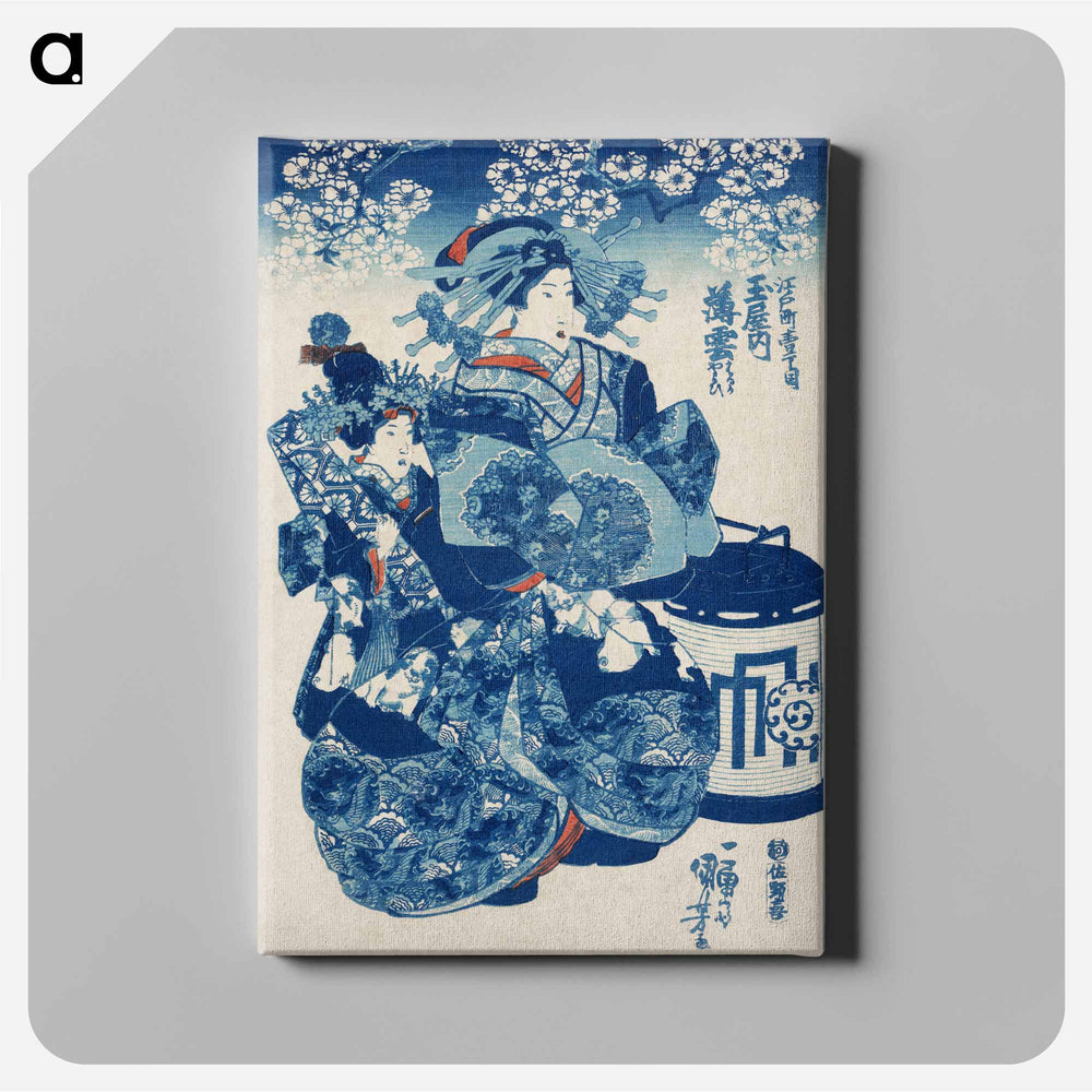 Tamaya uchi Usugumo - 歌川 国芳 Canvas.