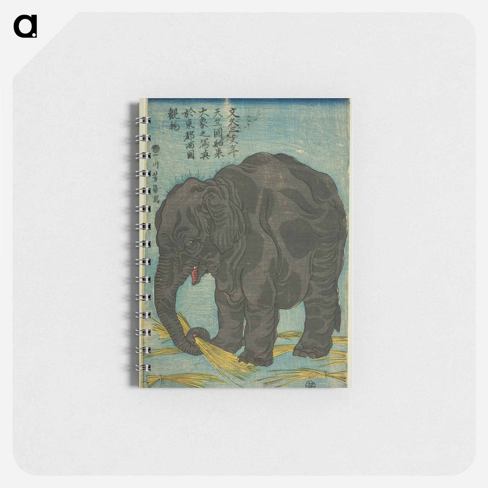 Large Elephant from India - 歌川よしかず Memo.